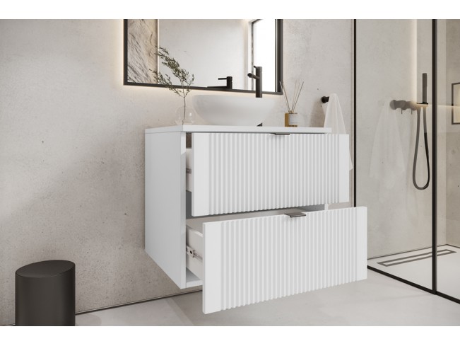 Szafka łazienkowa Daki biała perła wisząca 60 cm