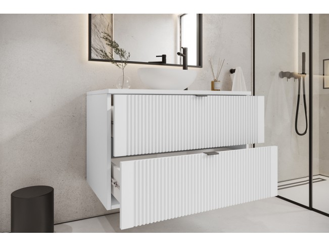 Szafka łazienkowa Daki biała perła wisząca 80 cm