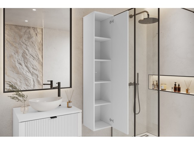 Łazienka Daki 80 5 biała perła zestaw mebli wiszących