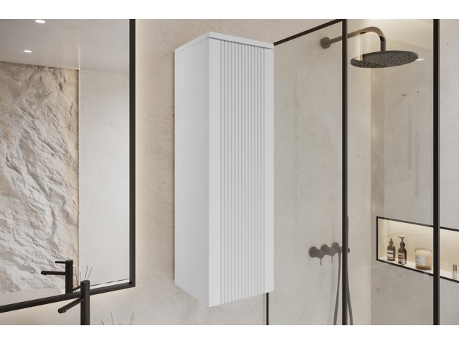 Łazienka Daki 60 4 biała perła/złoty zestaw mebli wiszących