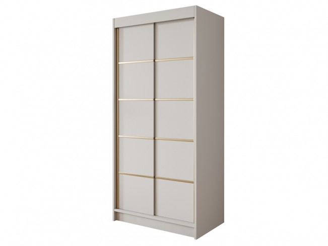 Szafa przesuwna Gold 4 kaszmir 100 cm - widok ogólny