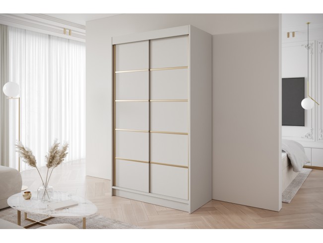 Szafa przesuwna Gold 4 120 kaszmir