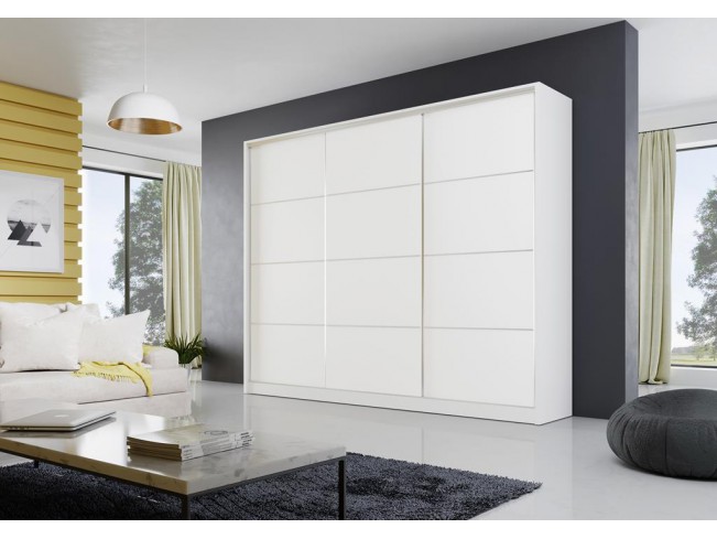 Szafa przesuwna Meblo 3 biały mat 270 cm