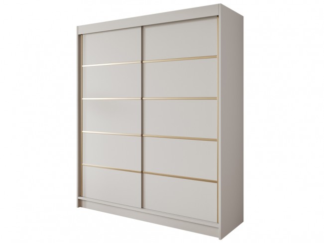 Szafa przesuwna Gold 4 180 kaszmir - widok ogólny