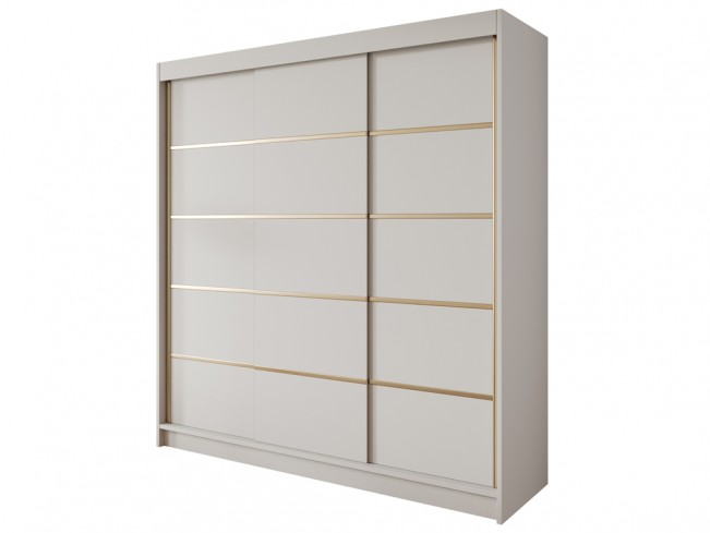 Szafa przesuwna Gold 7 200 kaszmir - widok ogólny