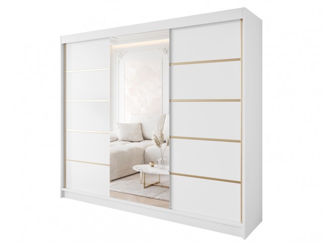 Szafa Gold 6 250 biała - widok ogólny