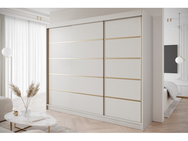 Szafa przesuwna Gold 7 kaszmir 250 cm