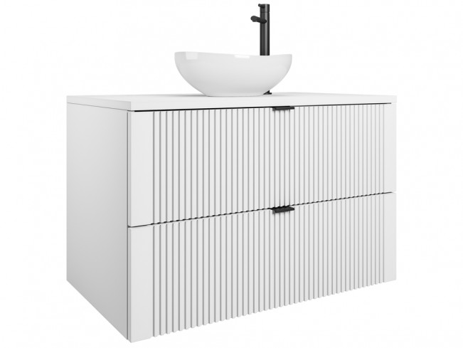 Szafka łazienkowa Daki biała - widok ogólny