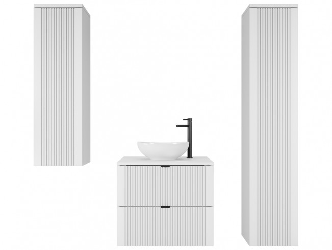 Łazienka Daki 60 3 biała perła - widok ogólny