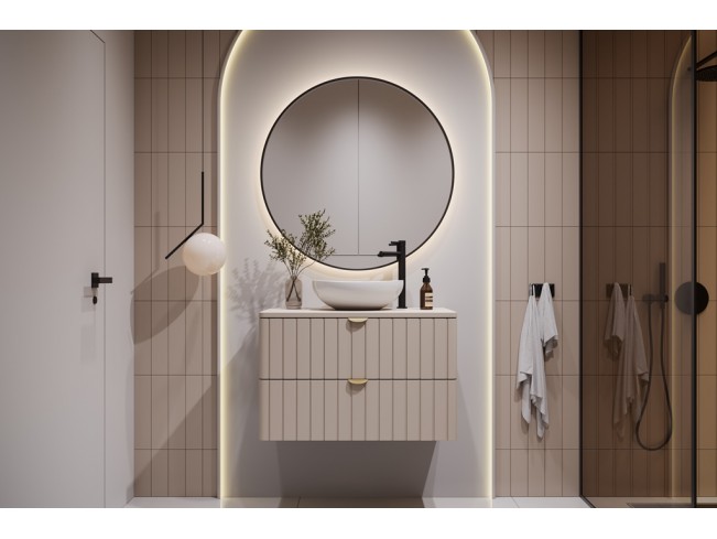 Szafka łazienkowa Doni kaszmir wisząca 80cm