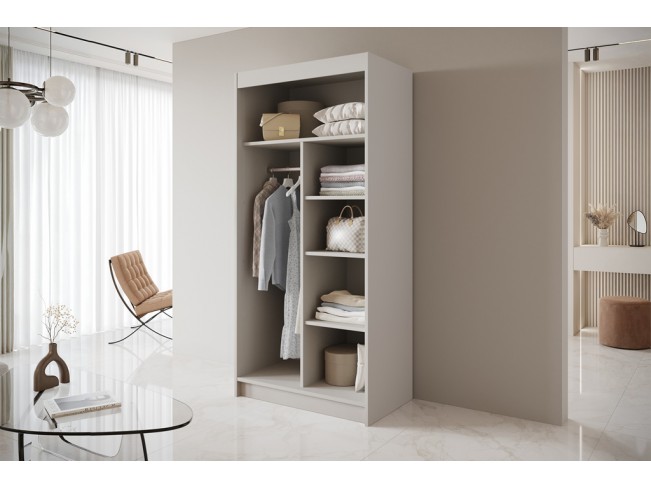 Szafa przesuwna Nero 4 kaszmir 100 cm