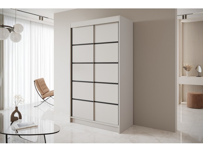 Szafa przesuwna Nero 4 kaszmir 120 cm