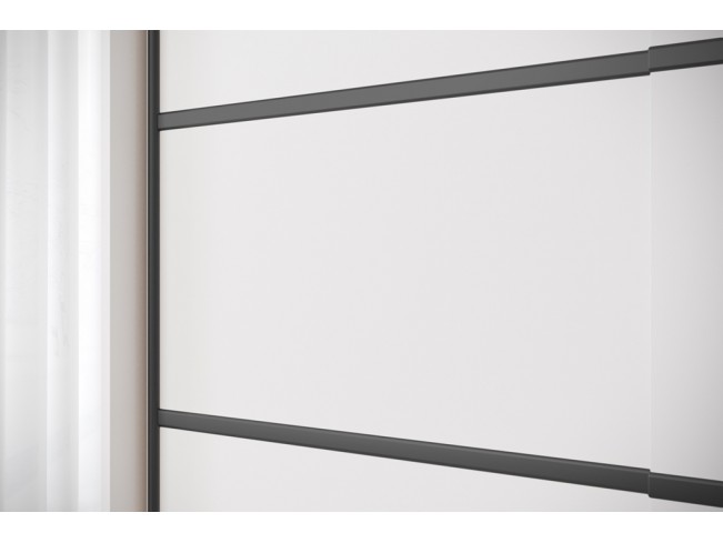 Szafa przesuwna Nero 4 biała 150 cm