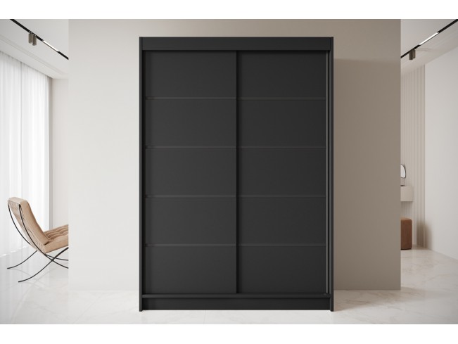 Szafa przesuwna Nero 4 150 czarna