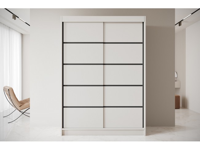 Szafa przesuwna Nero 4 150 kaszmir