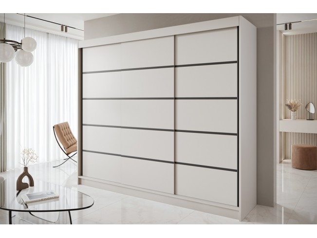 Szafa przesuwna Nero 7 kaszmir 250 cm