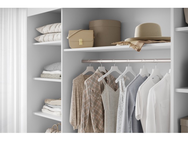 Szafa przesuwna Nero 7 biała 250 cm