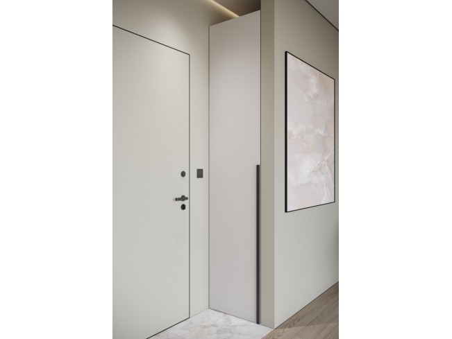 Szafa modułowa Alba 50 1D kaszmir uchwyt czarny
