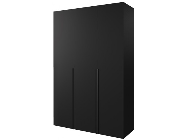 Szafa modułowa Alba 150 3D czarna uchwyt czarny