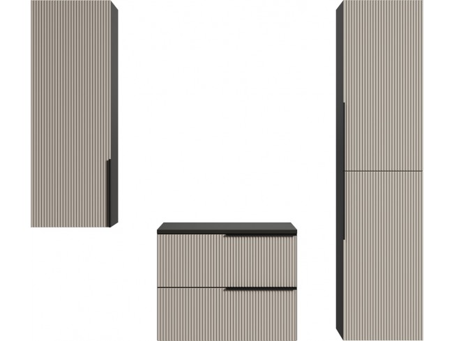 Łazienka Kler 60 3 antracyt/kaszmir - widok ogólny