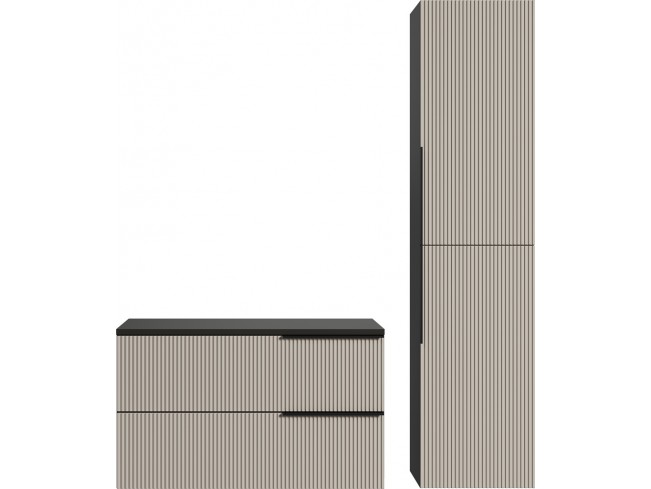 Zestaw Kler 80 2 antracyt/kaszmir - widok ogólny