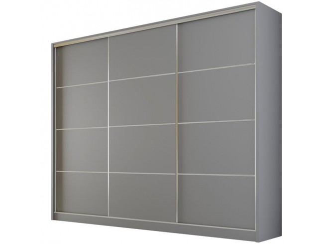 Szafa Meblo 3 270 szary mat - widok ogólny