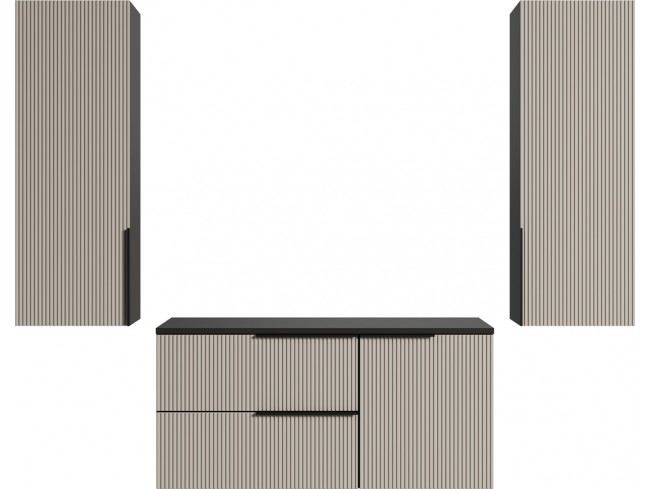 Łazienka Kler 100 4 antracyt/kaszmir - widok ogólny