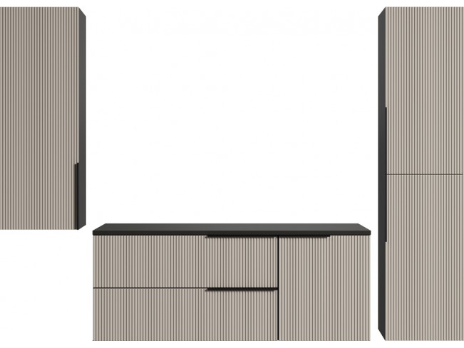 Łazienka Kler 120 3 antracyt/kaszmir - widok ogólny