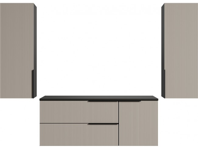 Łazienka Kler 120 4 antracyt/kaszmir - widok ogólny