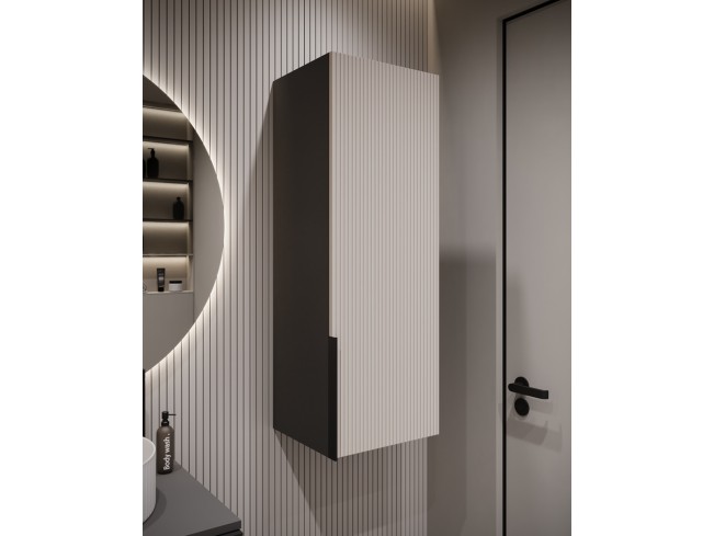 Łazienka Kler 120 4 antracyt/kaszmir zestaw mebli wiszących