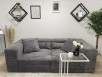 Sofa modułowa Lenn 2 top sztruks 3