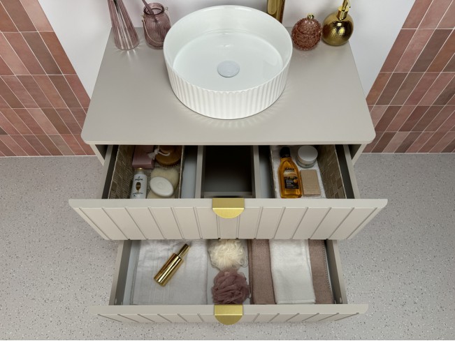 Szafka łazienkowa Doni kaszmir wisząca 80cm