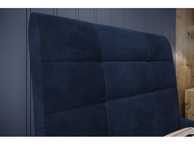 Łóżko tapicerowane Joko 80 Riviera 81 granatowy