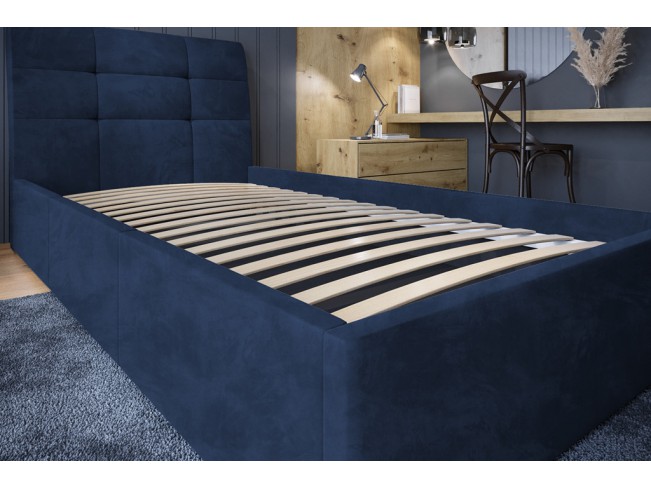 Łóżko tapicerowane Joko 80 Riviera 81 granatowy
