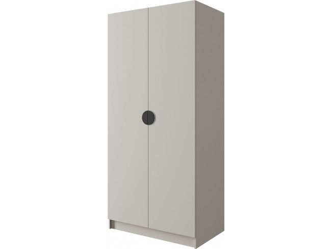 Szafa uchylna Kami 100 kaszmir uchwyt czarny - widok ogólny