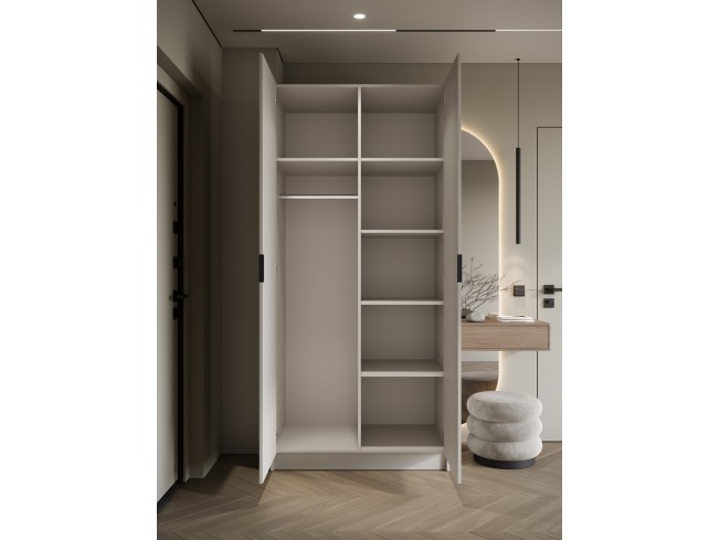 Szafa uchylna Kami kaszmir uchwyt czarny 100 cm