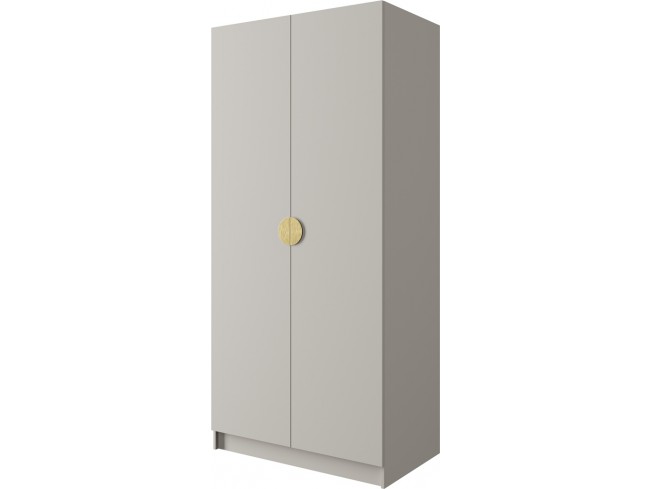 Szafa uchylna Kami 100 kaszmir uchwyt złoty - widok z przodu
