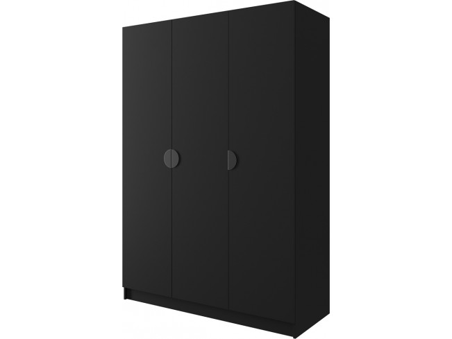 Szafa Kami 150 czarna uchwyt czarny - widok ogólny