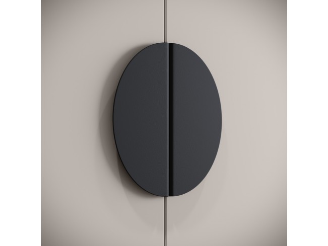 Szafa uchylna Kami kaszmir uchwyt czarny 200 cm