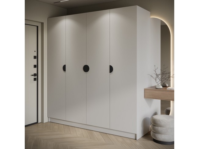 Szafa uchylna Kami kaszmir uchwyt czarny 200 cm