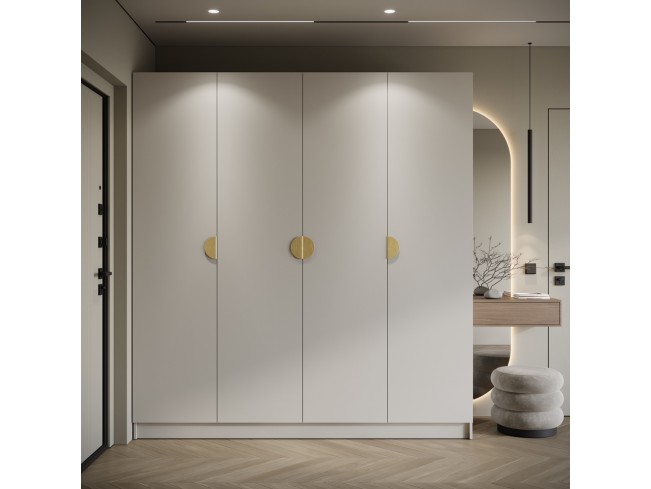 Szafa uchylna Kami kaszmir uchwyt złoty 200 cm