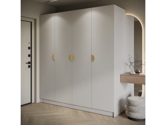 Szafa uchylna Kami kaszmir uchwyt złoty 200 cm