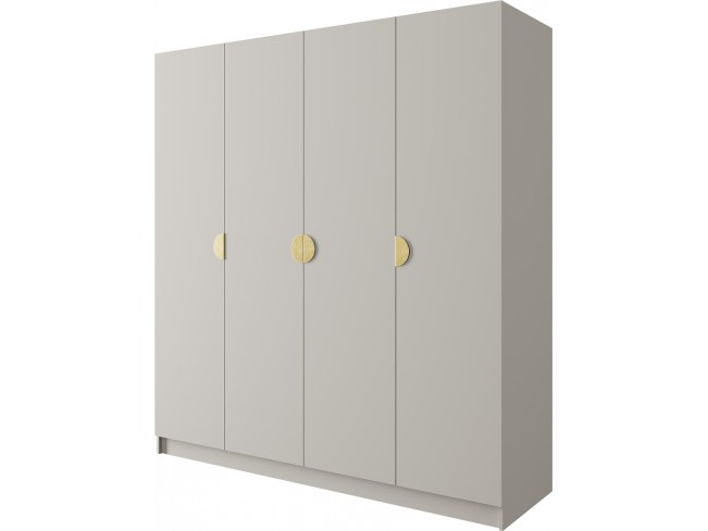 Szafa uchylna Kami 200 kaszmir złoty uchwyt - widok z przodu