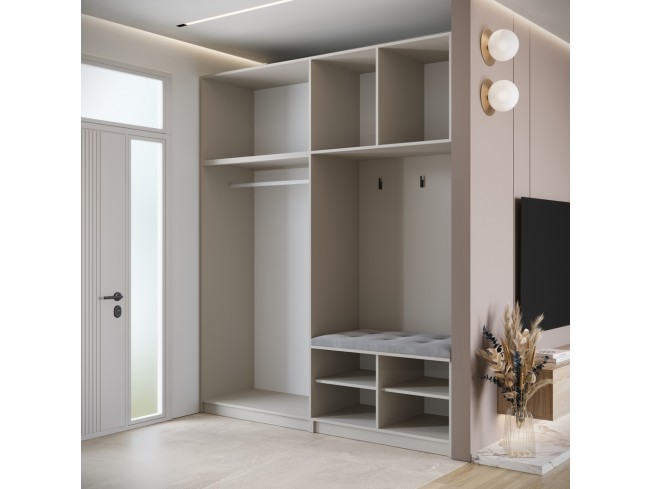Szafa garderoba Shei 2 200 kaszmir