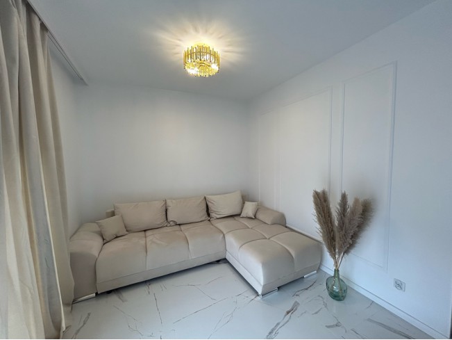 Narożnik Bego U bez funkcji spania welur Monolith 04 beżowy