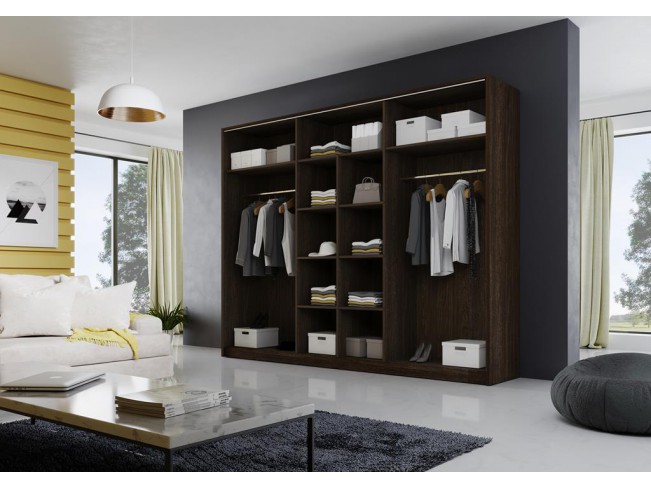 Szafa przesuwna Meblo 3 wenge 270 cm