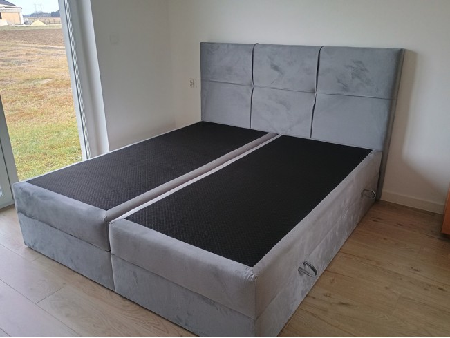 Łóżko kontynentalne Fado 1 140 Monolith 62 wrzosowy