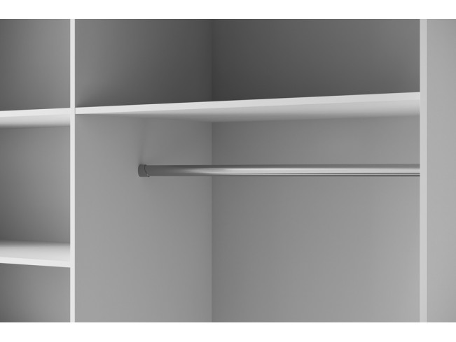 Szafa przesuwna Onli biała uchwyt złoty 120 cm