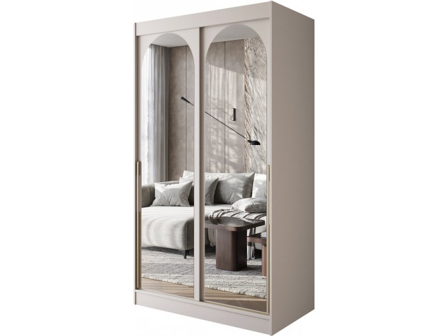 Szafa Onli 120 kaszmir złote uchwyty - widok z przodu