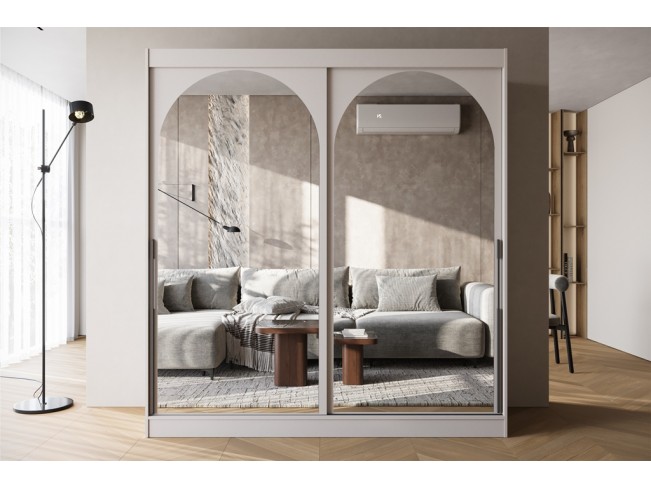 Szafa przesuwna Onli kaszmir uchwyt czarny 200 cm